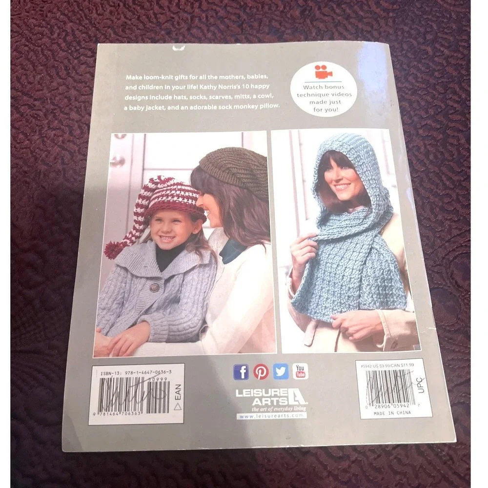 Loom Knitting for Mommy and Me Paperback By Leisure Arts Beginner Knit